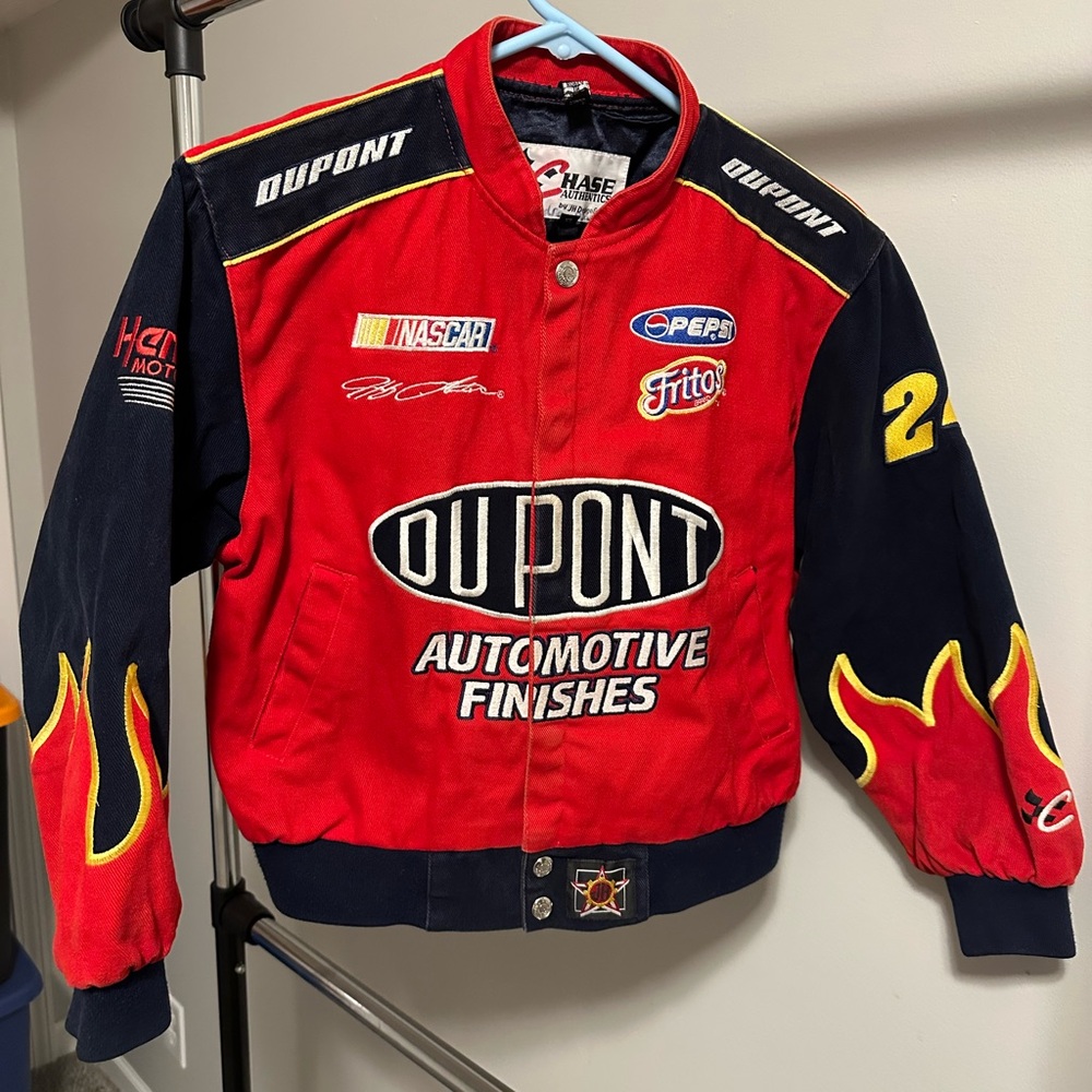 Youth XL Jeff Gordon DuPont NASCAR Racing Jacket #24